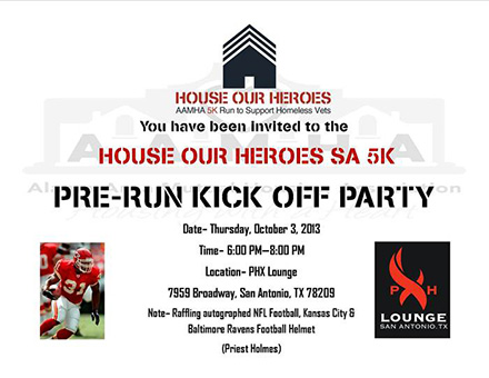 House Our Heroes San Antonio 5K | Official Priest Holmes Foundation Website | Priest Holmes Son | Priest Holmes Girlfriend | Priest Holmes Wife | Priest Holmes Engaged | Priest Holmes Family | Priest Holmes is Engaged